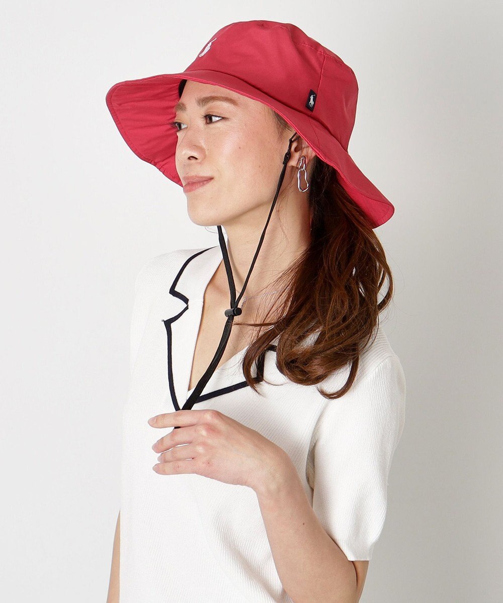 MOONBAT POLO RALPH LAUREN 刺繍 リップパラソルハット 