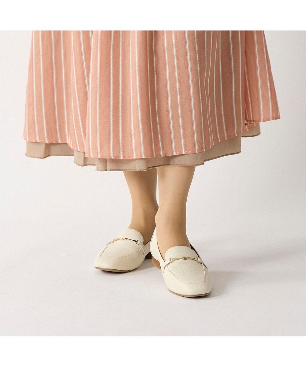 ing <ing>スクエアトゥビットローファー 