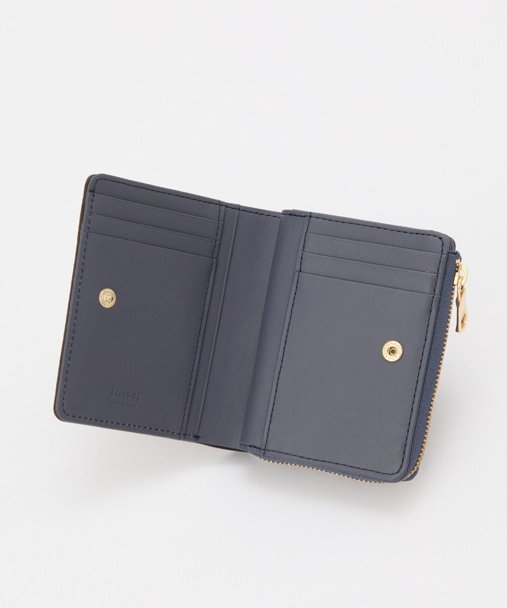 russet ＜お財布人気NO.1＞モノグラムプレートハーフウォレット(SO-376) 