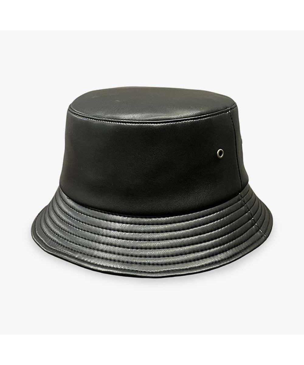 林八百吉商店 un chapeau  エコレザーバケットハット 