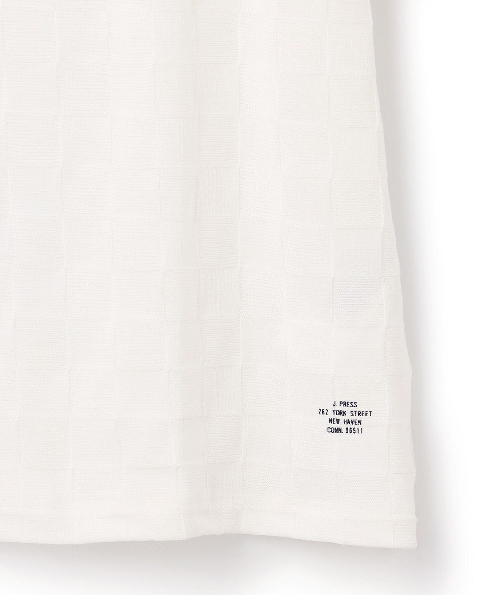 J.PRESS MEN ブロックリンクス クルーネック Tシャツ 