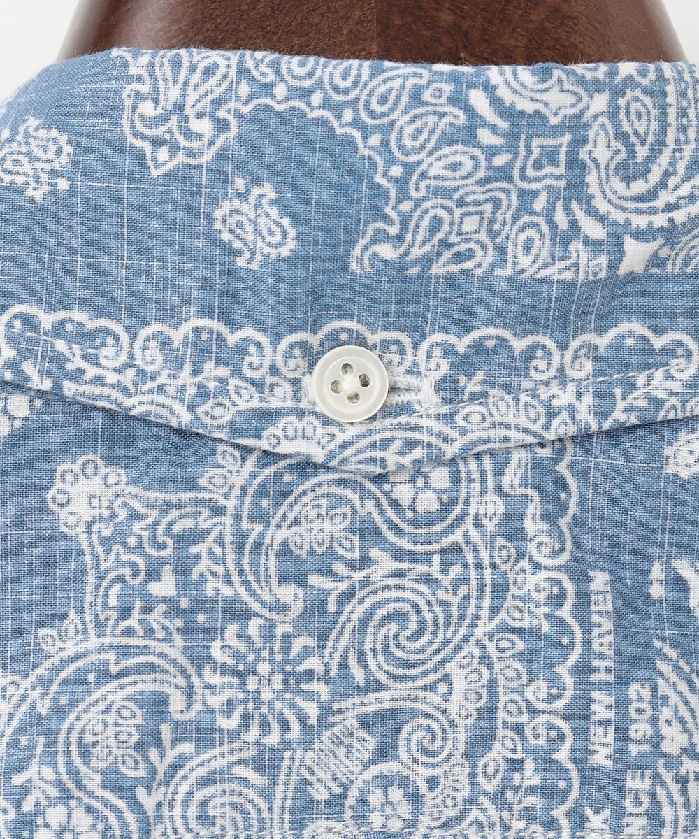 J.PRESS MEN 【KING SIZE】ペイズリーバンダナプリント シャツ 