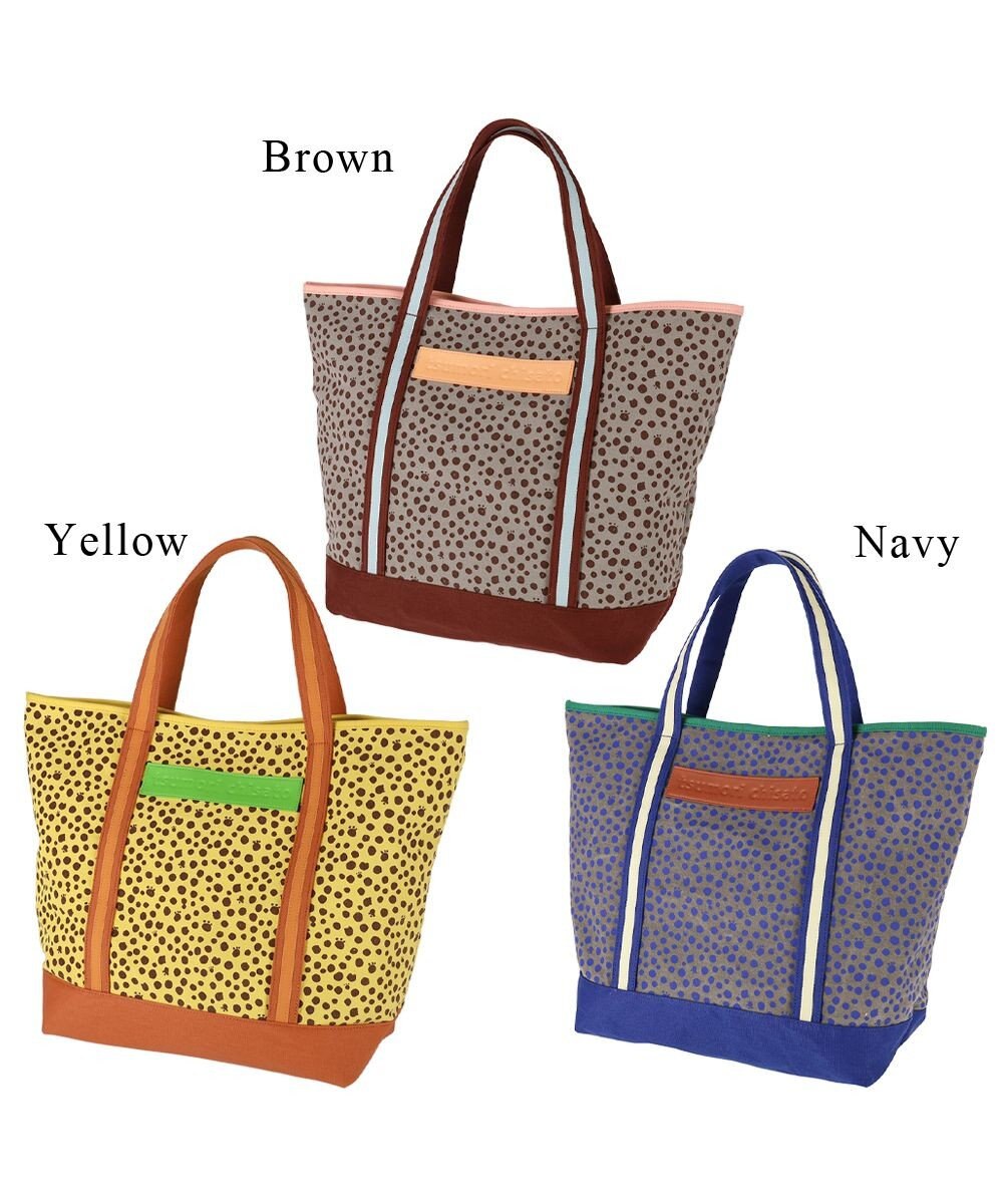 tsumori chisato CARRY コットンポルカドット トートバッグ 