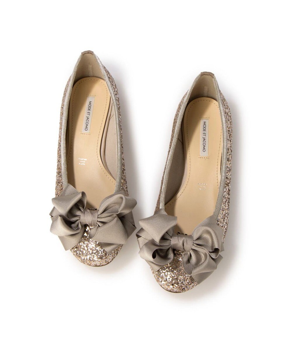 MODE ET JACOMO <MODE ET JACOMO>ラウンドリボンバレエシューズ 