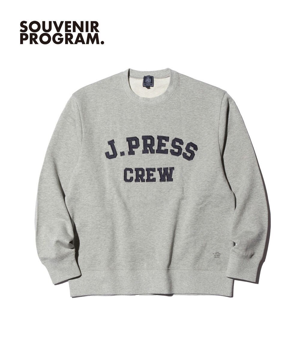 J.PRESS MEN 【J.PRESS ORIGINALS】Supima Recycle French Terry Fabric Logo Sweat Shirt 