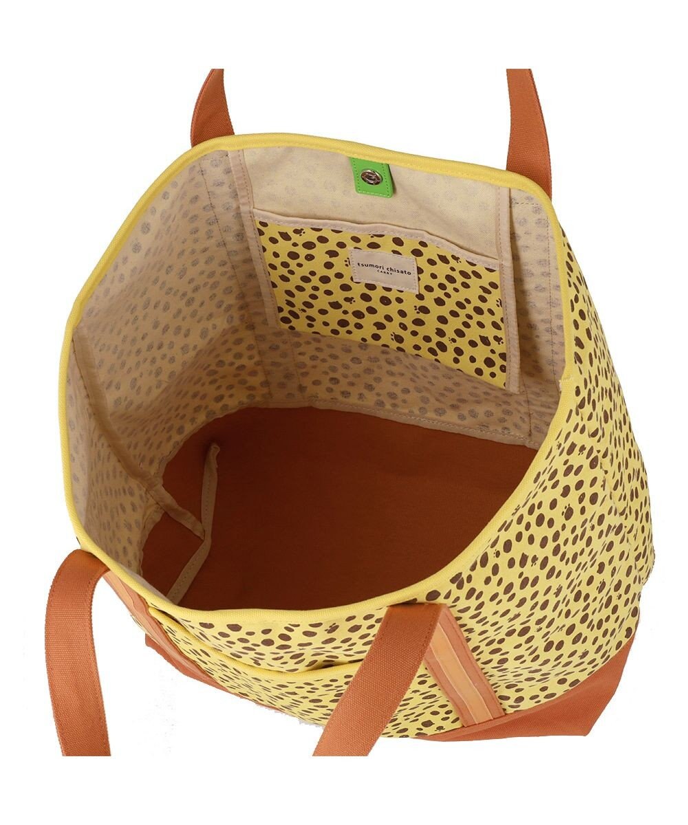 tsumori chisato CARRY コットンポルカドット トートバッグ 