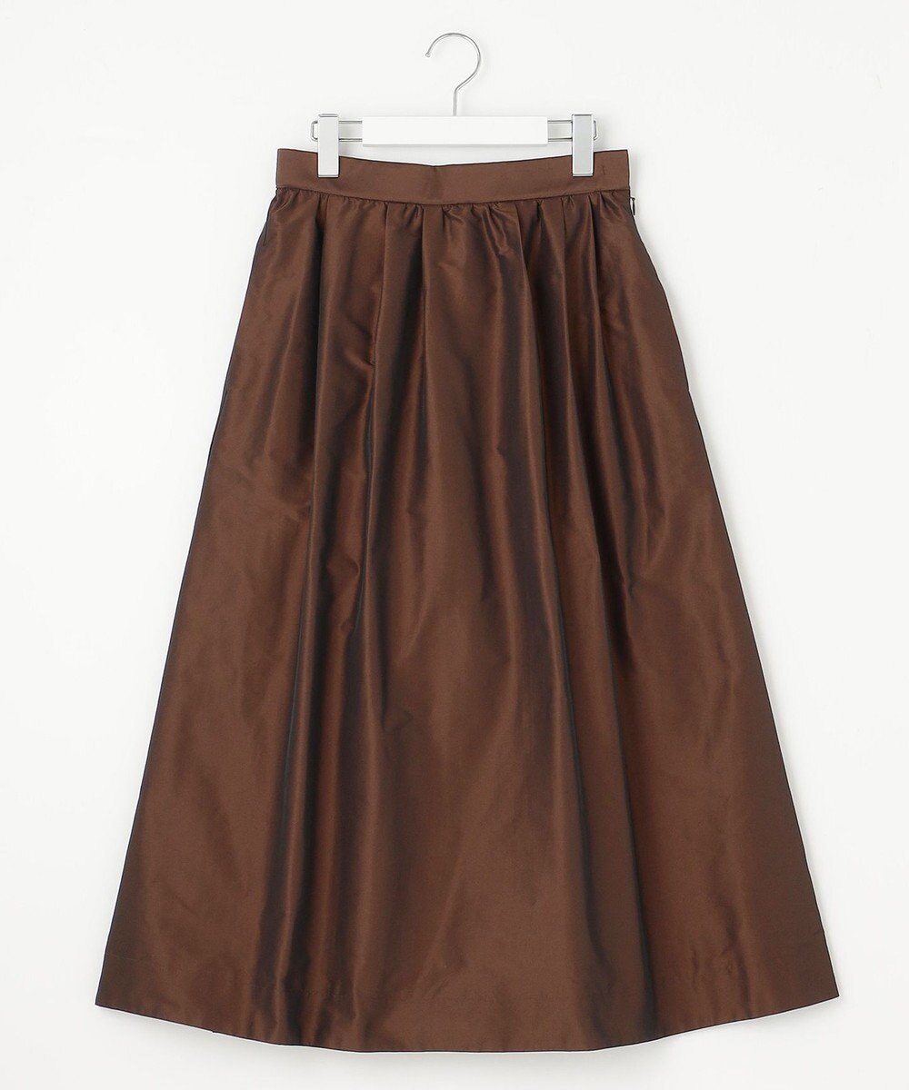 自由区 【撥水加工・洗える】エコタフタ スカート 