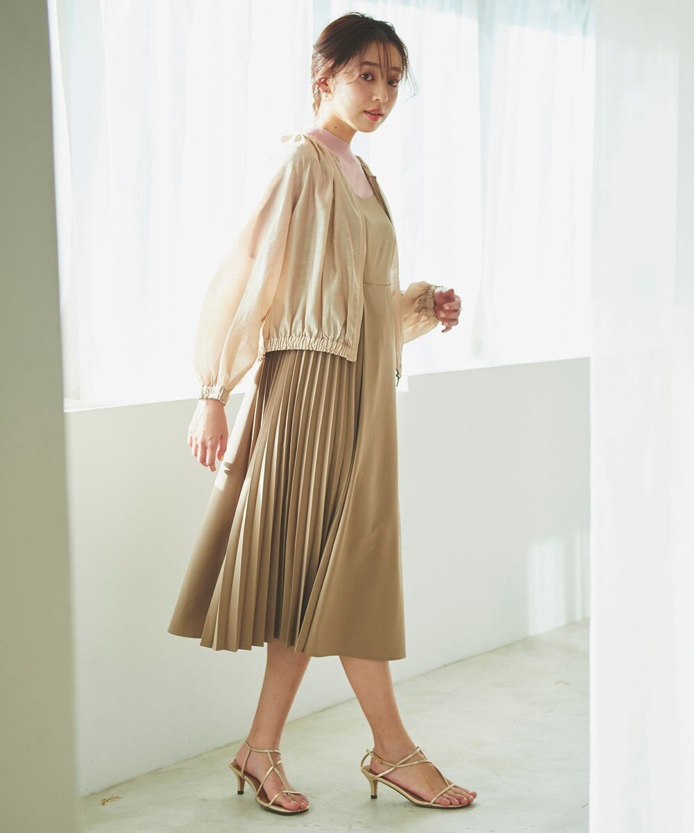 Feroux 【洗える】シアー ブルゾン 