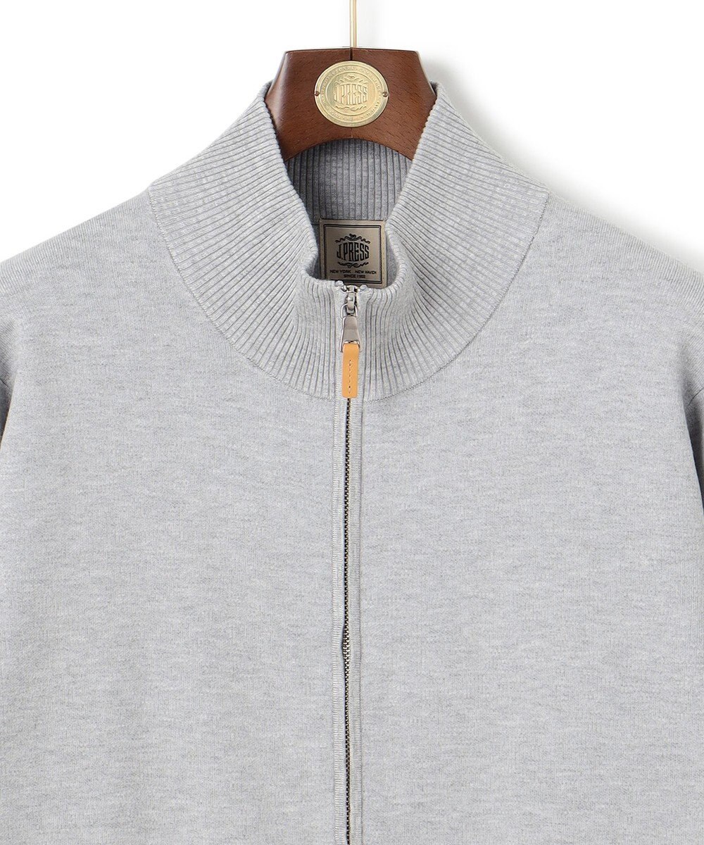 J.PRESS MEN 【FLEX YARN】フルジップカーディガン 