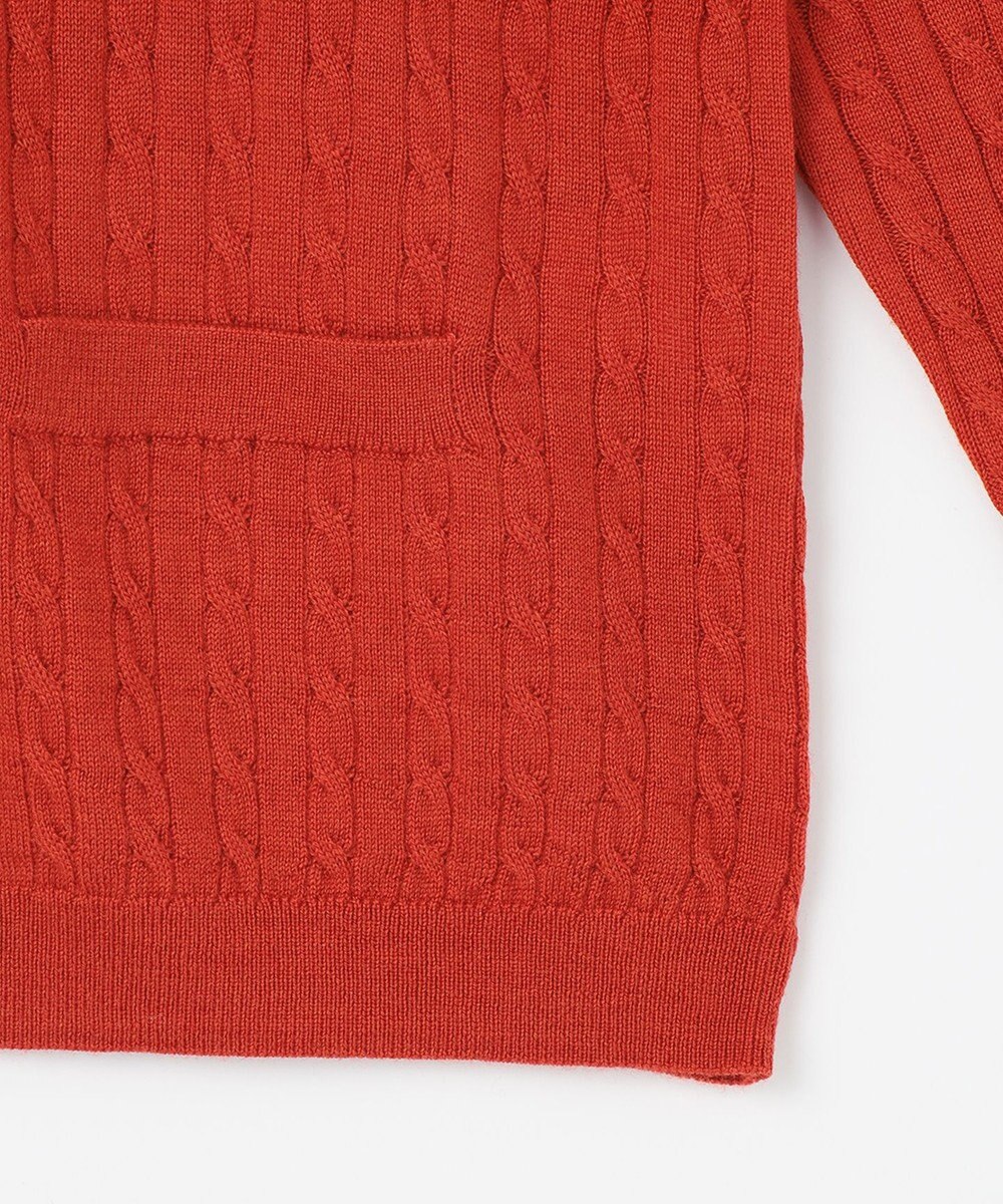 J.PRESS LADIES 【洗える】KNIT BASIC ミドル カーディガン 