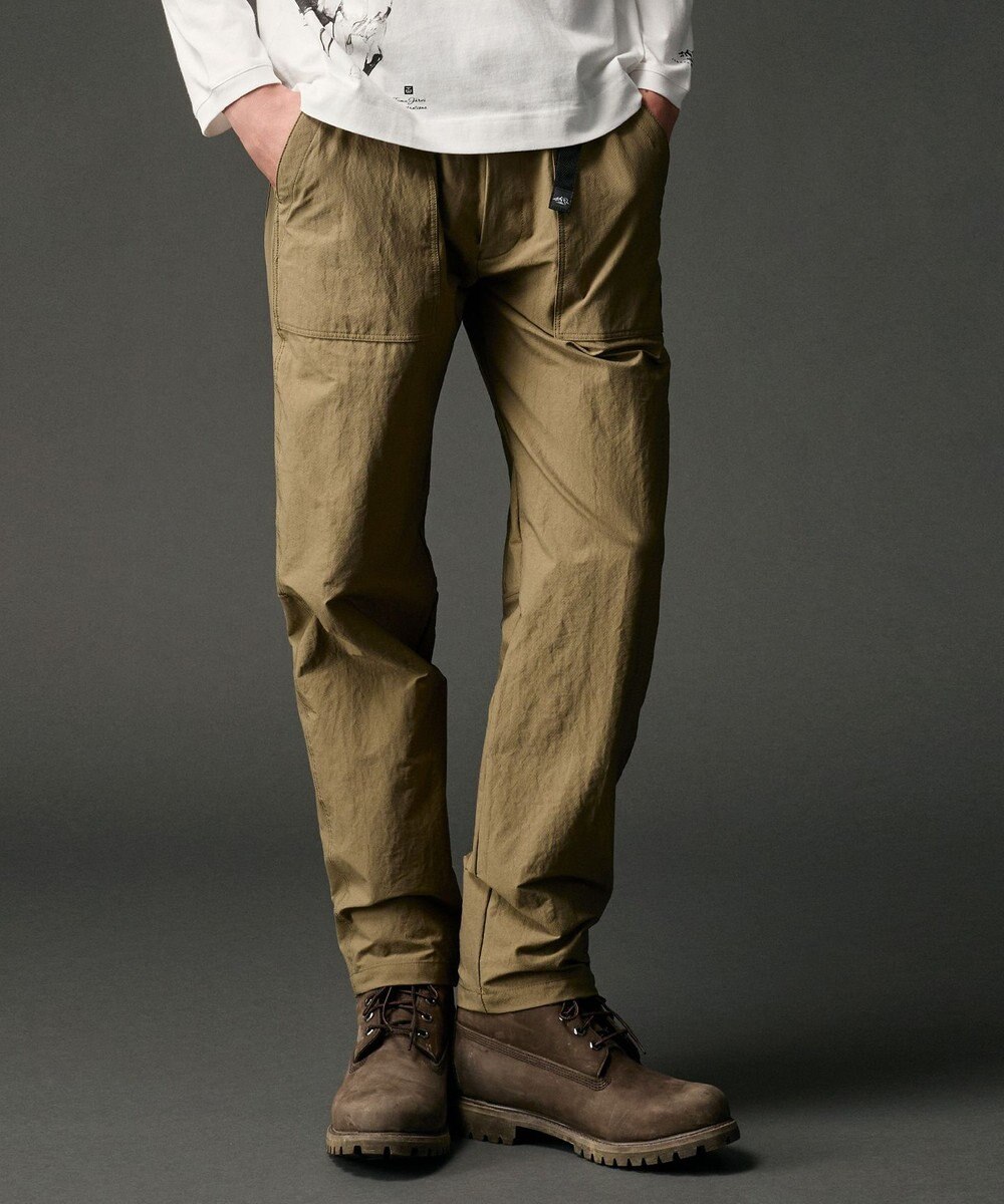 JOSEPH ABBOUD MOUNTAIN 【JAPANファブリック/2WAYストレッチ】ヴィンテージナイロンカルゼストレッチベイカー パンツ 