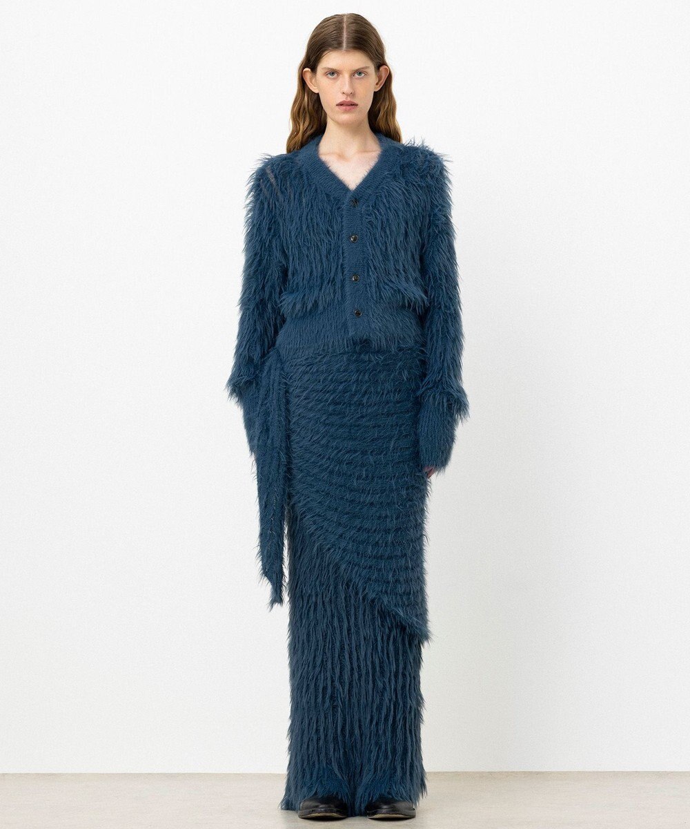 NAVE 【ReNAVE・洗える】メルティーシャギーニット ストール 