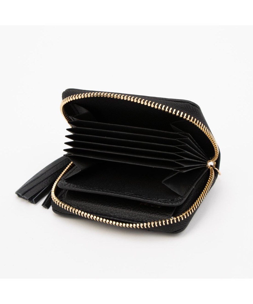 UNBILLION ペルケ perche / ドット型押し・ジャバラチャームウォレットショルダー 