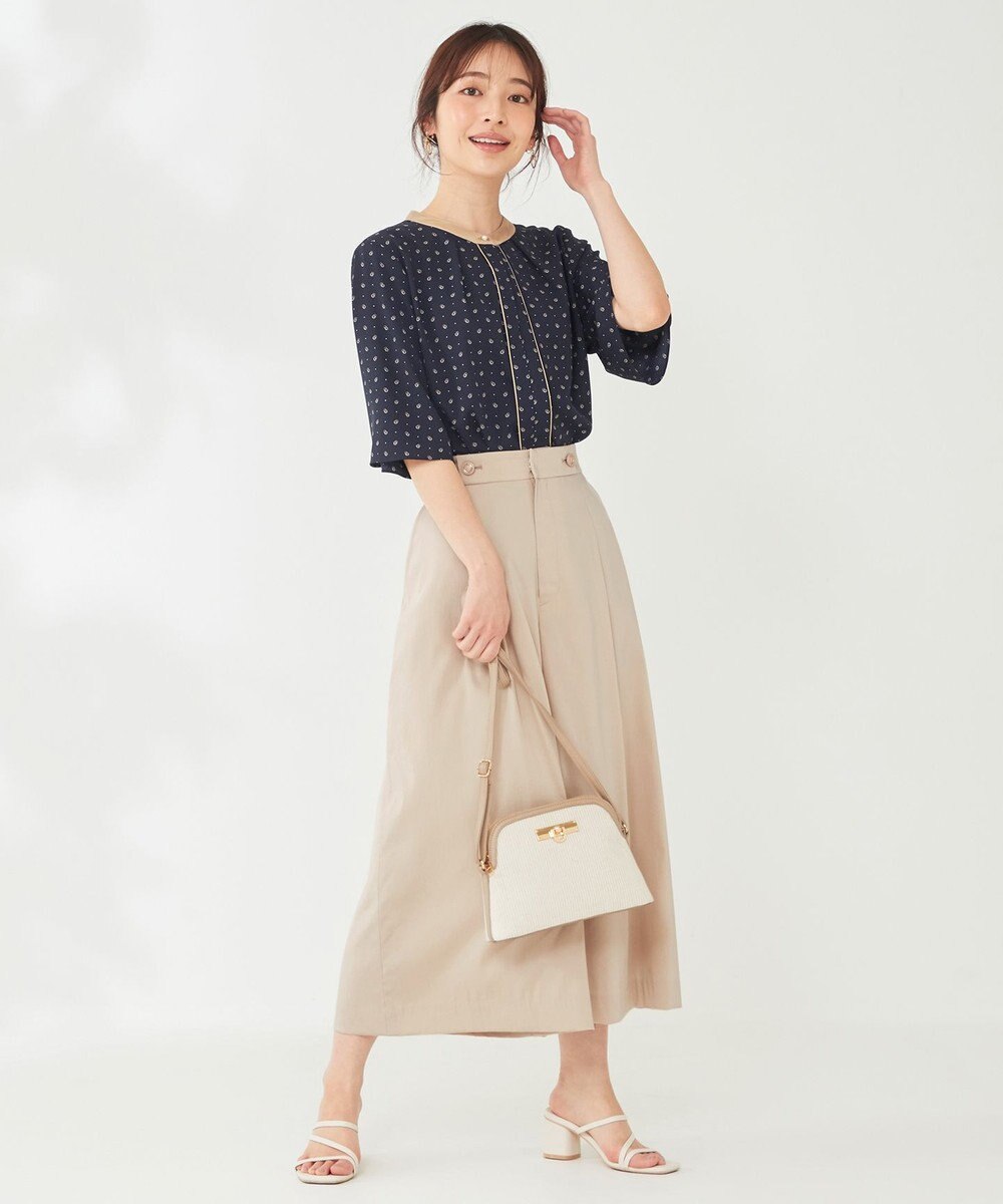 ANY SIS 【美人百花7月号掲載】エアリー ワイドクロップド パンツ 