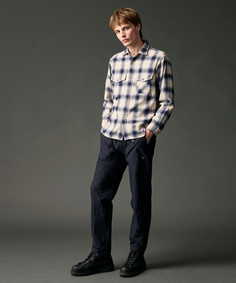 JOSEPH ABBOUD MOUNTAIN 【JAPANファブリック/2WAYストレッチ】ヴィンテージナイロンカルゼストレッチベイカー パンツ 