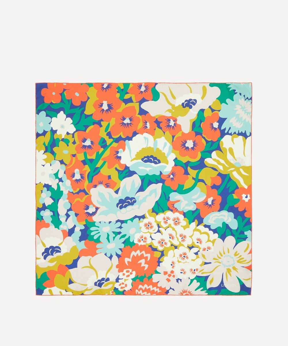 LIBERTY. ロード ソープ 90x90 シルクスカーフ 