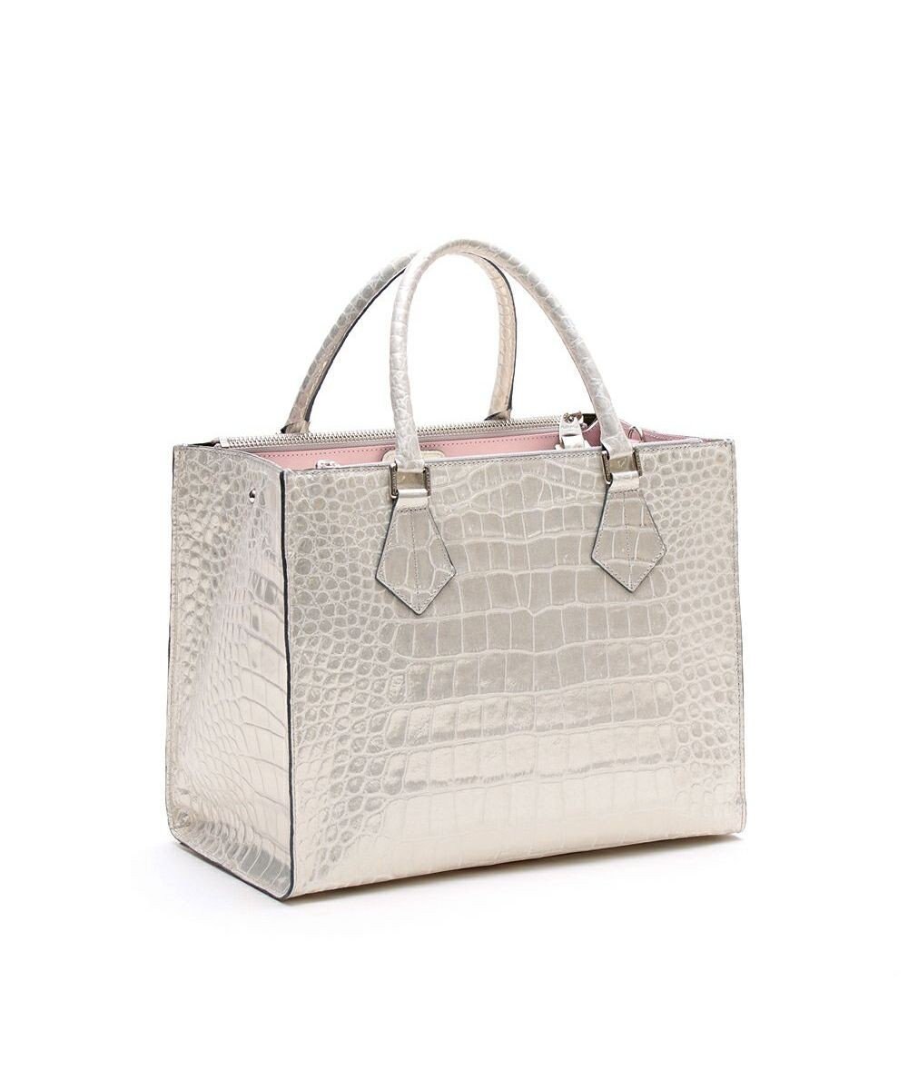 A.D.M.J. 【牛革】ヴィッテリグリシャムウェンディ/クリスタルソーイングWジップトート28cm 