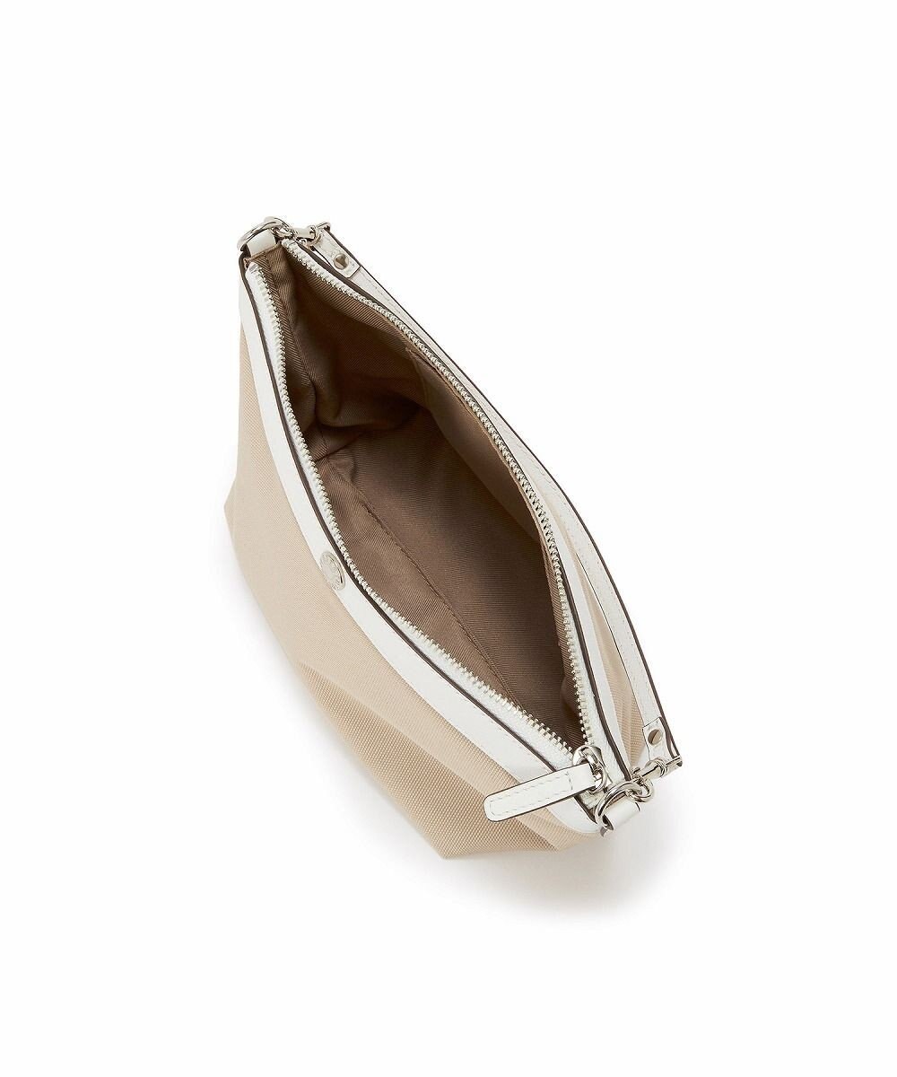 TOPKAPI 【Breath TOPKAPI】ワイド トート レザーハンドル カゴバッグ / ポーチ付き 