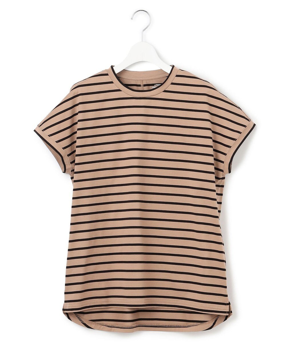 J.PRESS YORK STREET 【WOMEN】フレンチスリーブ ボーダーTシャツ 