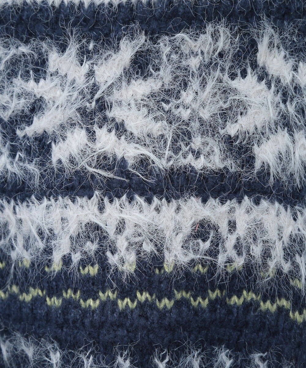 earth music&ecology フェザーヤーンノルディックプルオーバー 