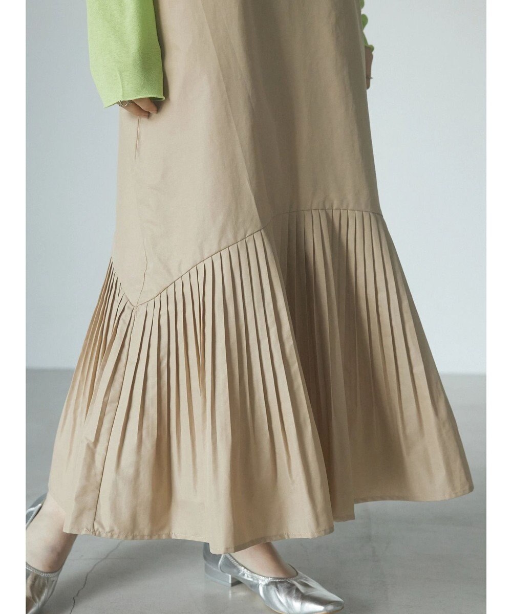 Green Parks ａ．裾プリーツキャミワンピース 
