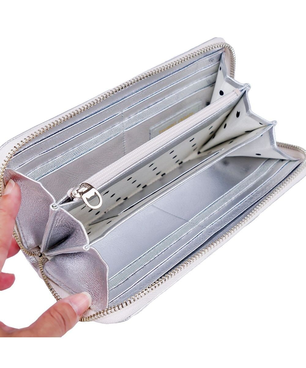 tsumori chisato CARRY 新マルチドット ラウンドファスナー長財布【キラキラでかわいい！本革のやわらかな風合い】 