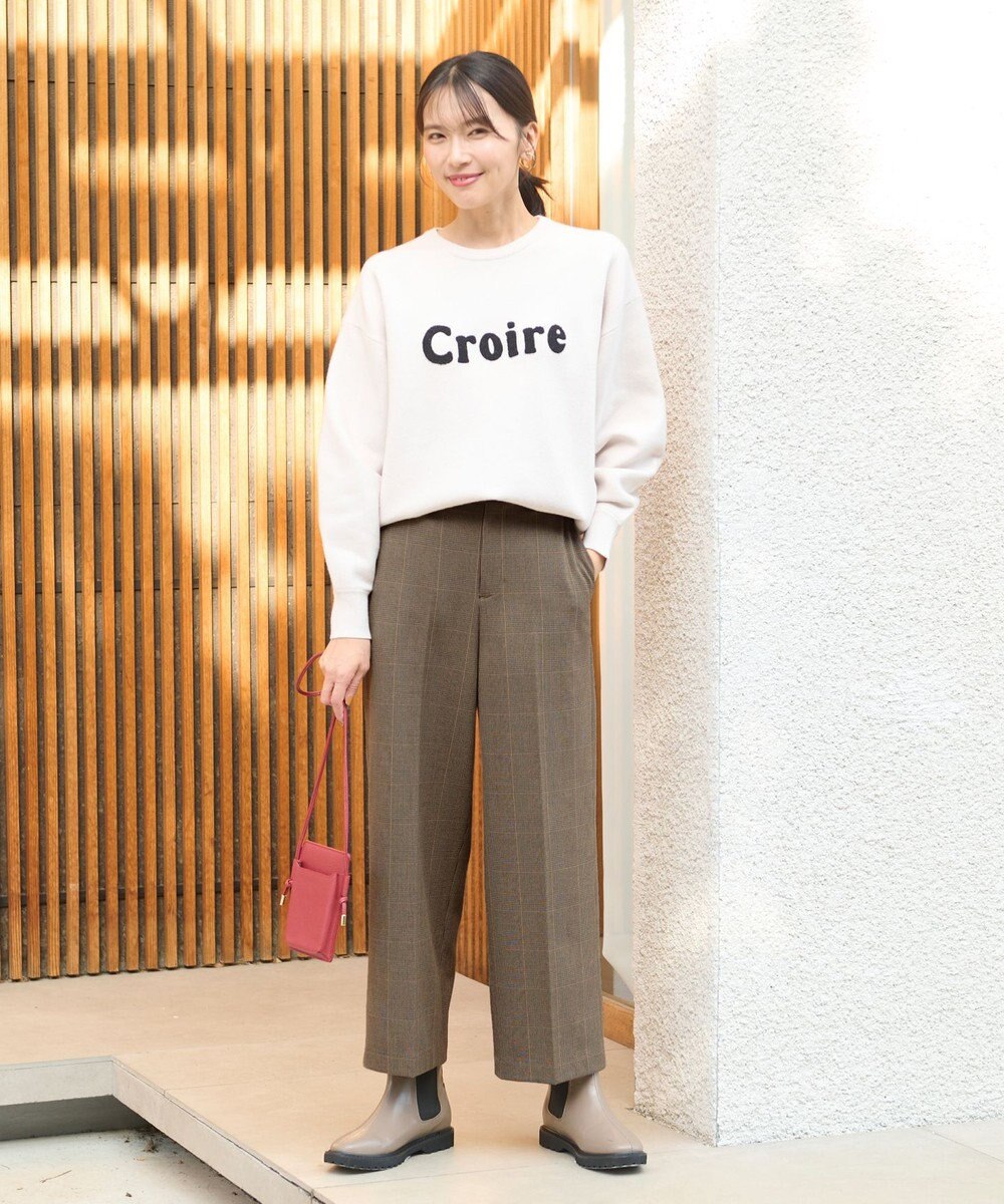 ANY 【ウエストゴム/ストレッチ/裏起毛】シークレットウォーム　ワイド 