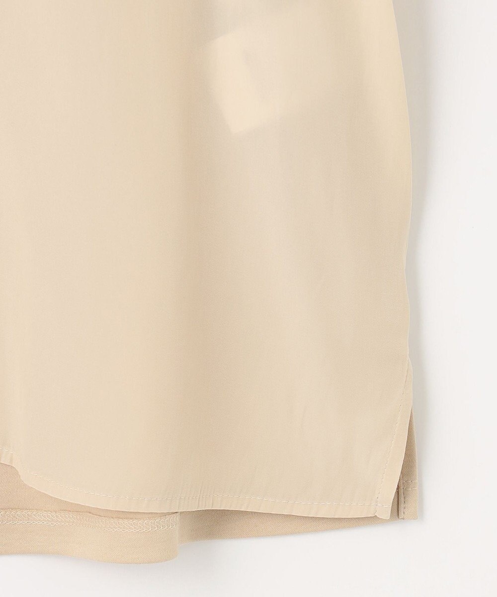 自由区 【セットアップ可/洗える】ブライトサテンライト ジャージーコンビ カットソー 