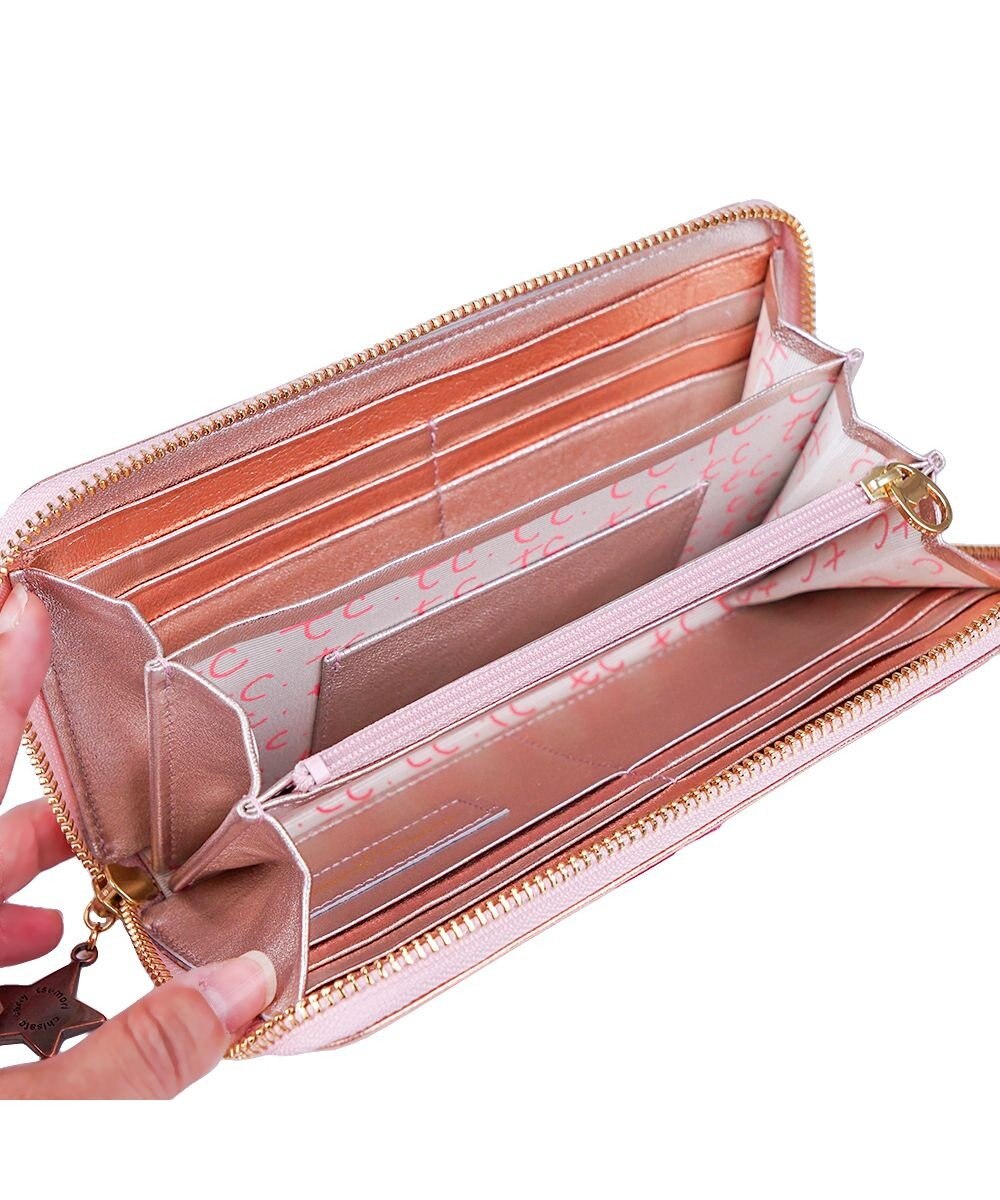 tsumori chisato CARRY 新マルチドット ラウンドファスナー長財布【キラキラでかわいい！本革のやわらかな風合い】 
