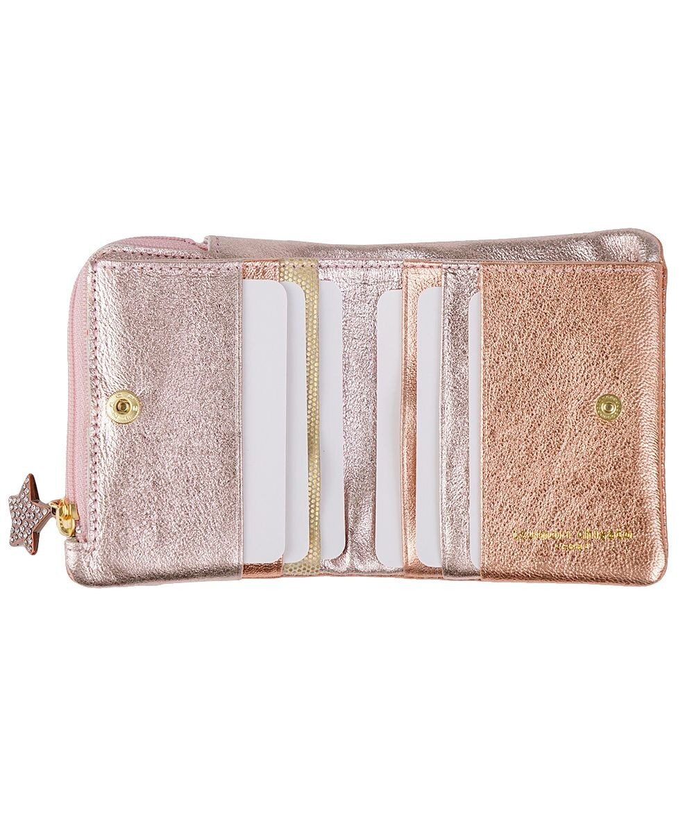 tsumori chisato CARRY 新マルチドット 折り財布 2つ折り ミニ財布【キラキラでかわいい！本革のやわらかな風合い】 