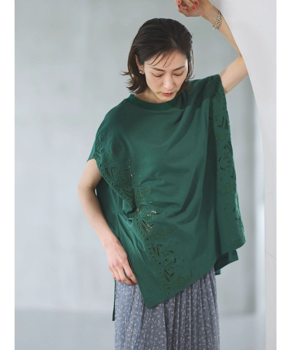 Green Parks Ｂ．サイド刺繍カットプルオーバー 