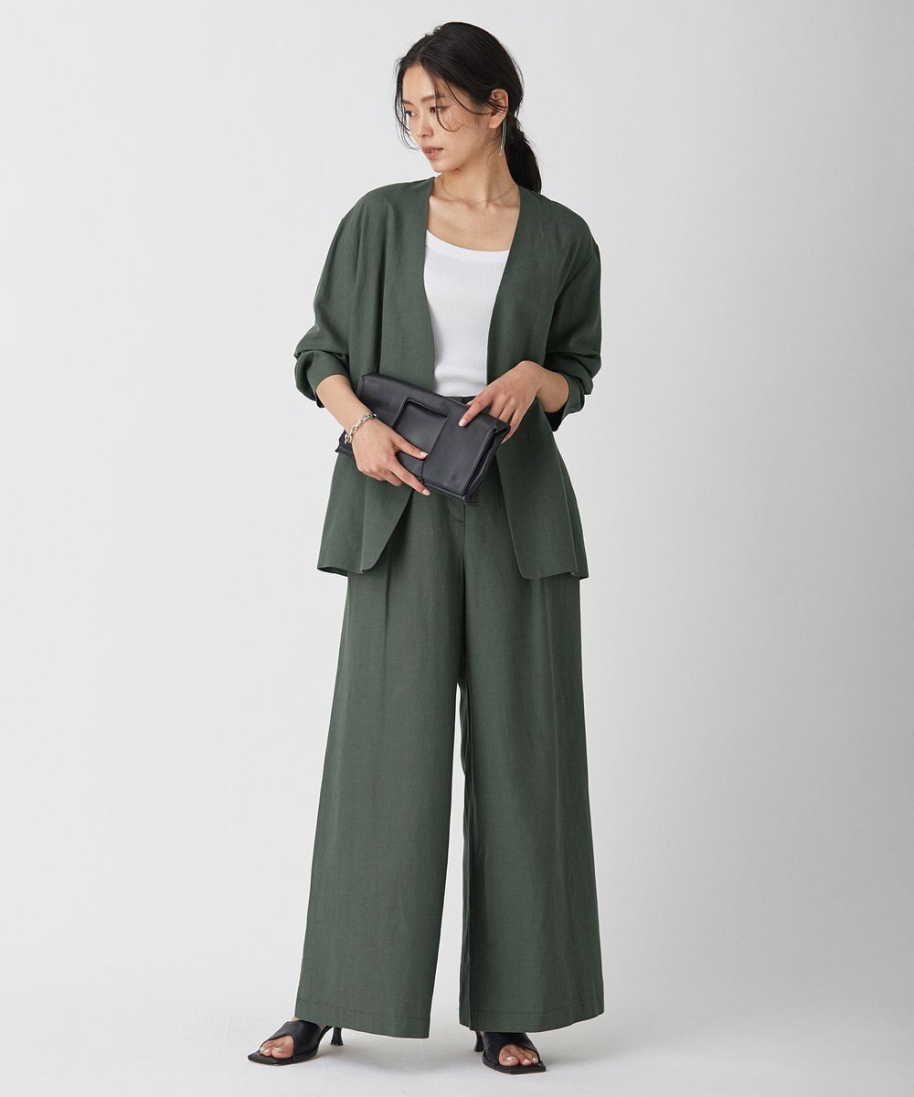 ICB 【洗える】 Unleash ノーカラージャケット 