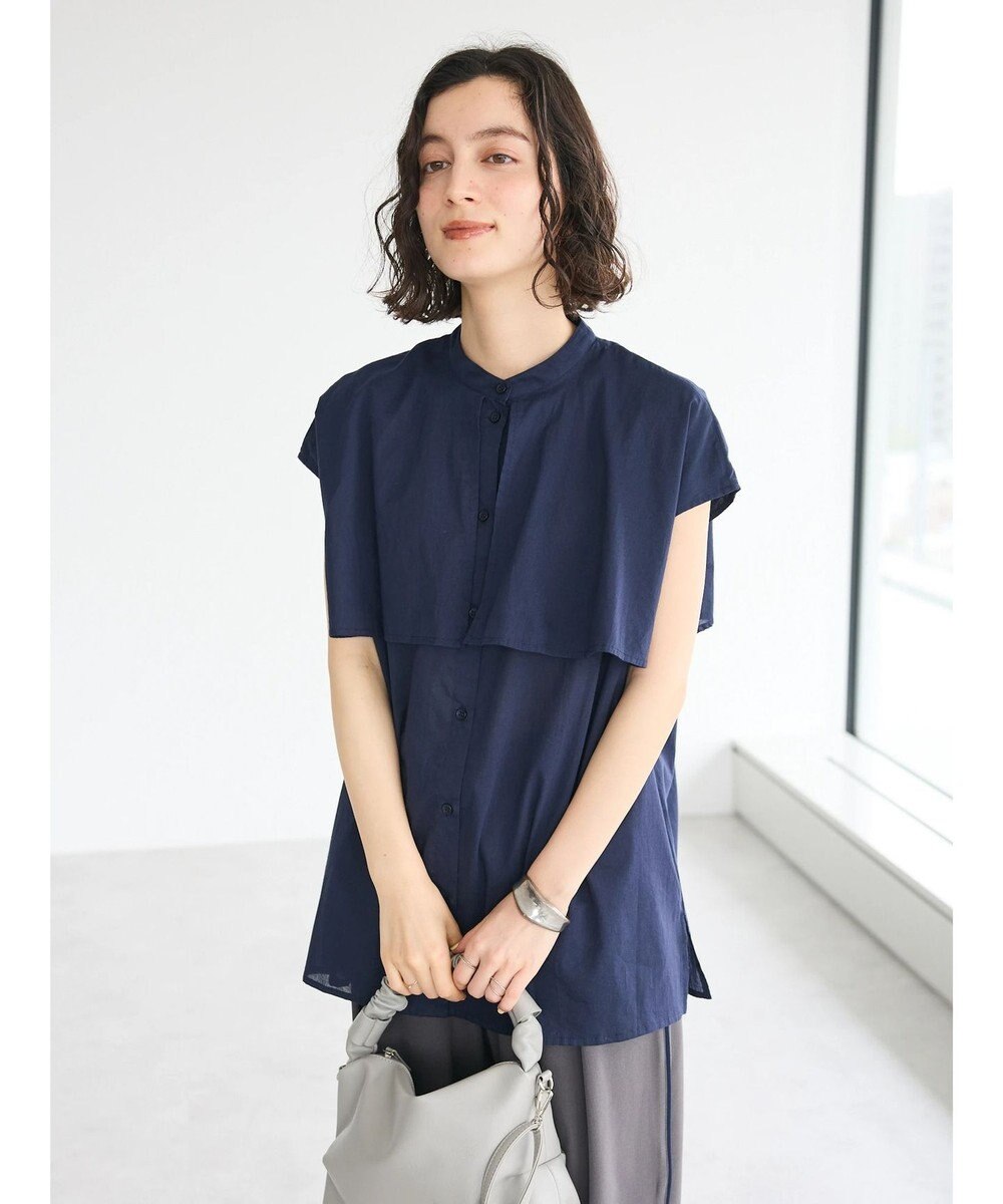 CRAFT STANDARD BOUTIQUE インド綿フリルブラウス 