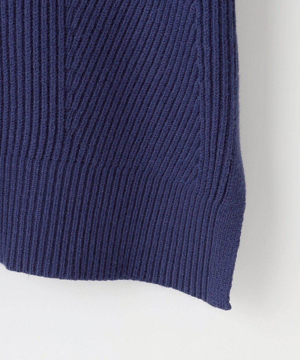 ANY SIS 【洗える・セットアップ可】アンチピリング変形畔 ボトルネック ニット 