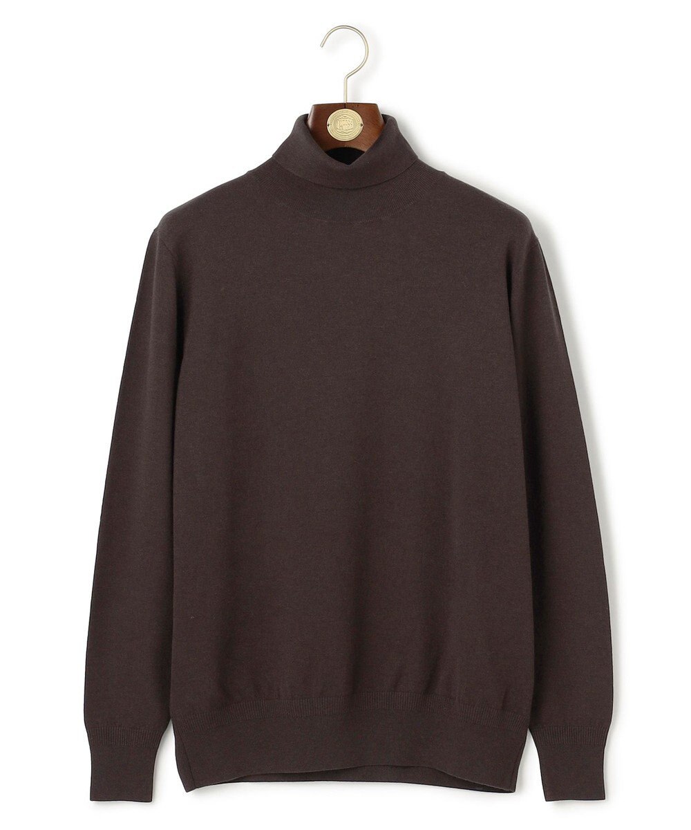 J.PRESS MEN 品よく暖かで首元からスマートに【ストレッチ / イージーケア】【FLEX YARN】タートルネック ニット 