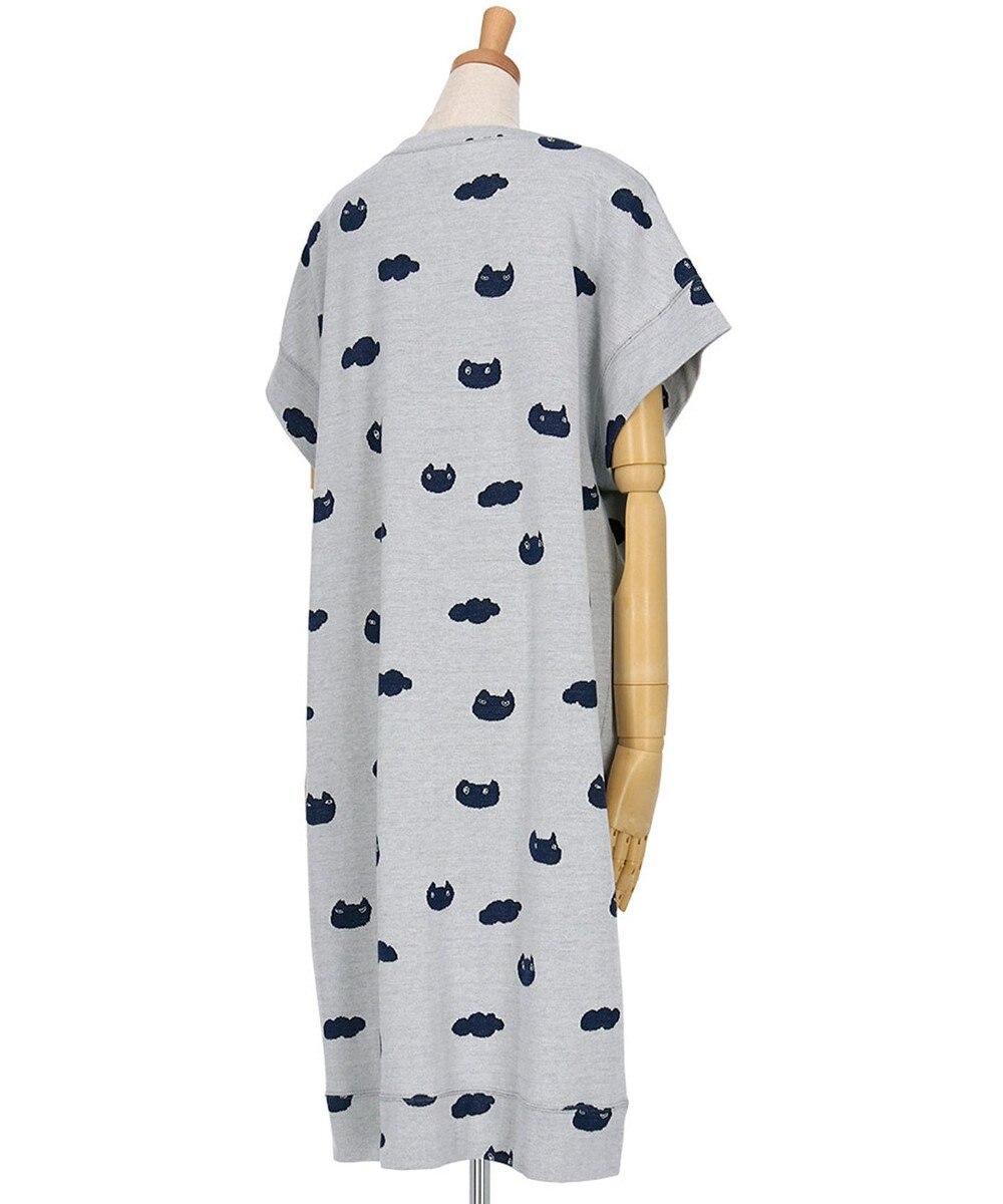 tsumori chisato SLEEP ツモリチサト ワンピース 綿100%(本体) ジャカード 4分袖 ロング丈 レディース UNX105/ワコール 