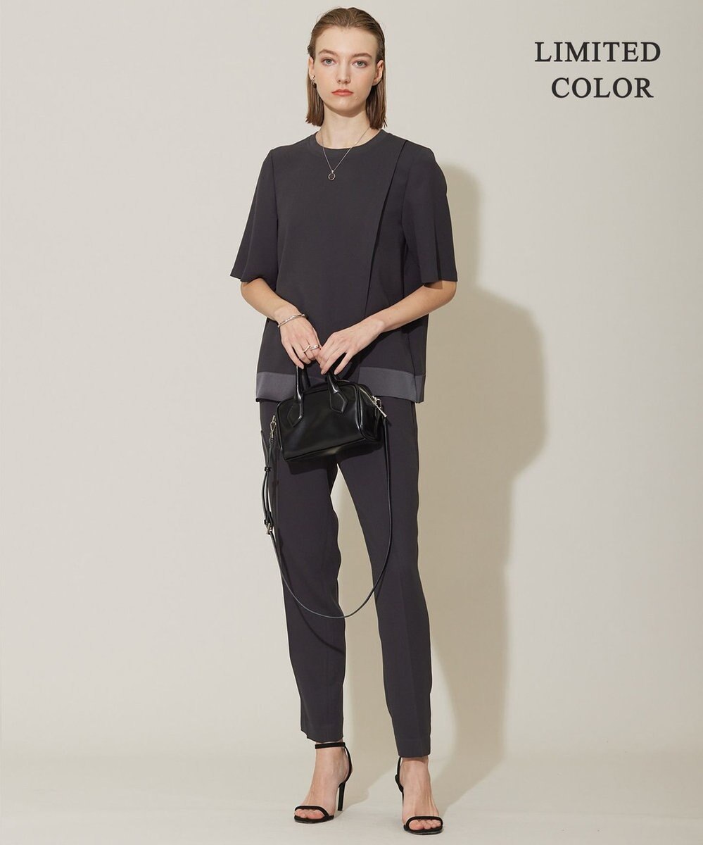 ICB 【新色追加・接触冷感・UVケア・速乾・洗える】FluidBackSatin ドロストパンツ 