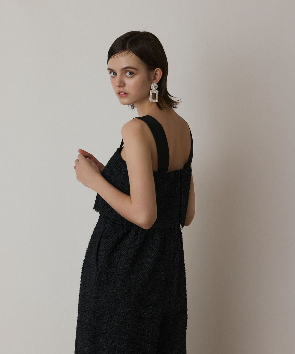 GRACE CONTINENTAL カットジャガードサロペット 