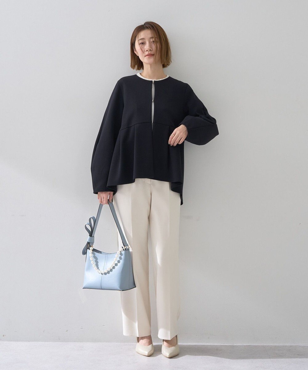 YECCA VECCA ブレードトリミングブラウス 