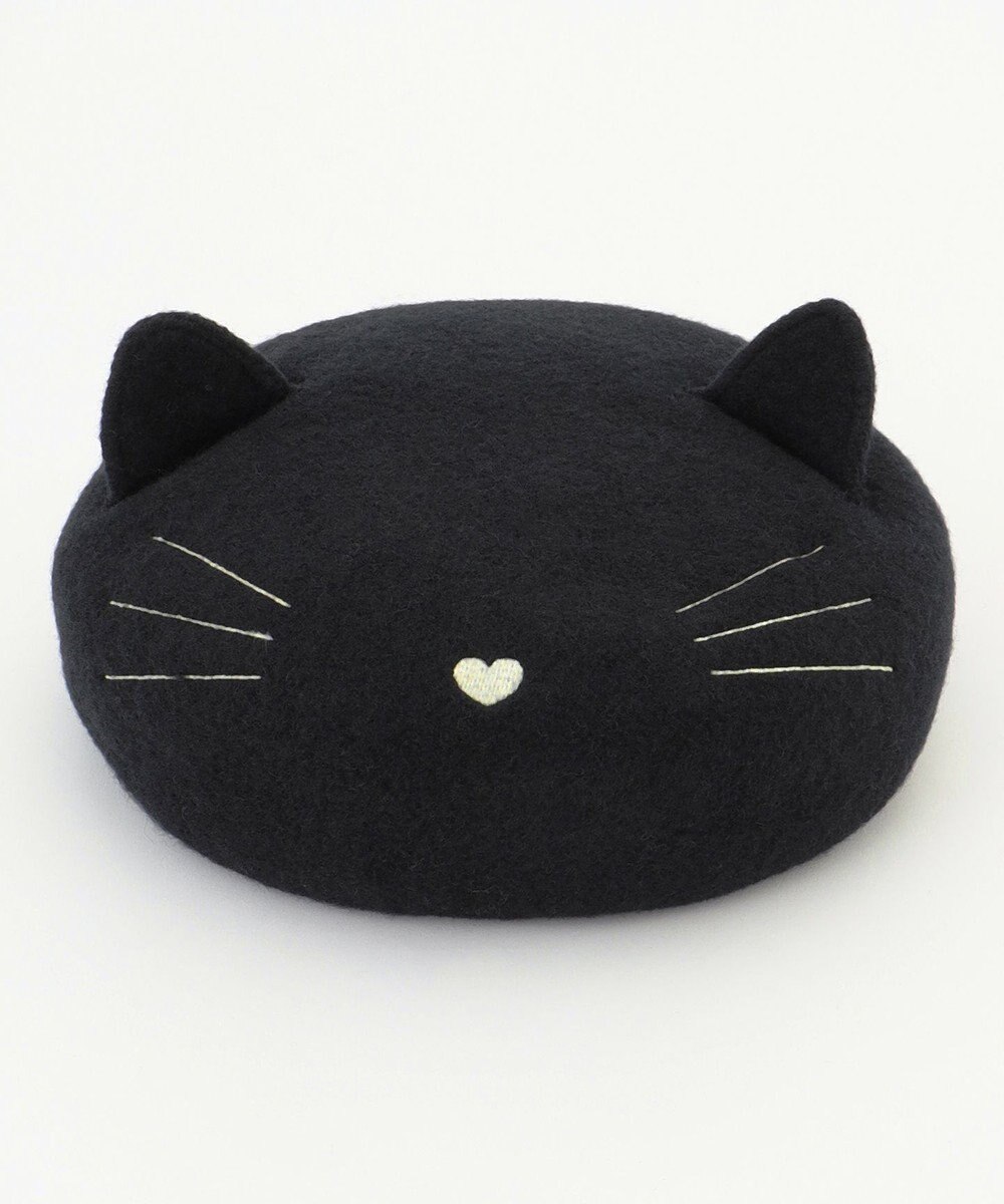 ANY KIDS ネコ耳つきベレー帽 