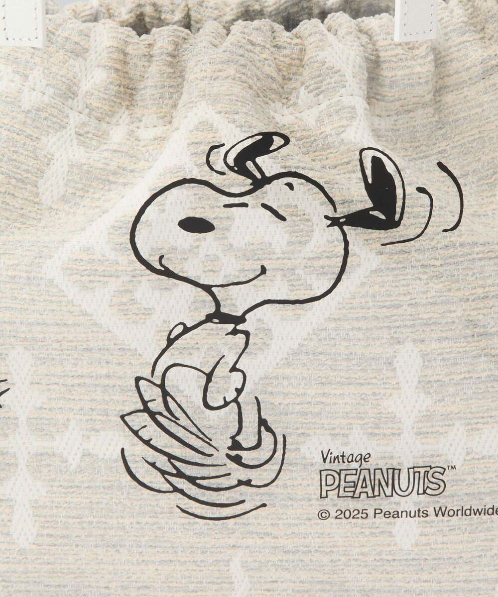 russet 【PEANUTS×russetコラボ第三弾】クリアトート×巾着セットバッグ(CE-1592) 