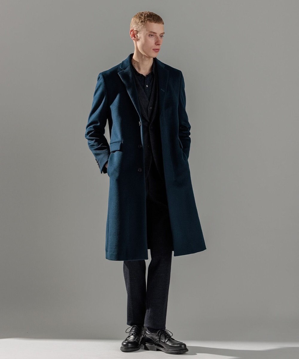 JOSEPH HOMME グロッシーウール　チェスターコート 
