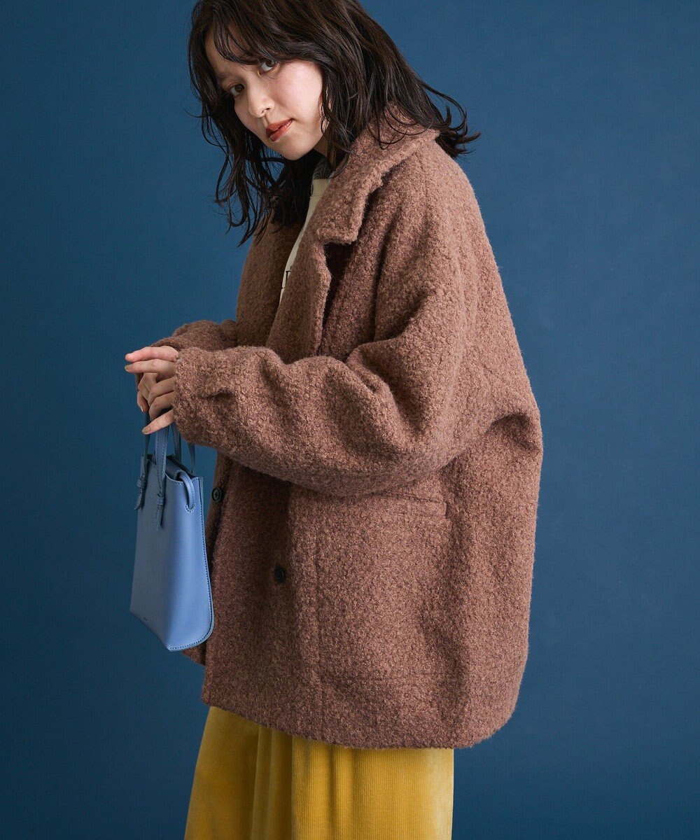 Green Parks ブークレＰコート 