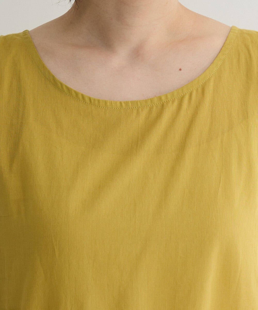 Green Parks Ｉ　ＳＥＴ２点　ギャザーシャツ＋布帛インナー 