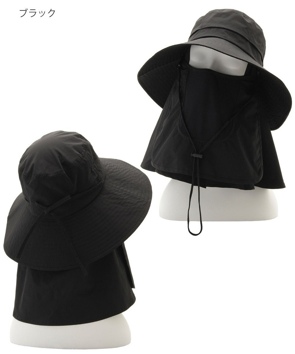 MOONBAT 【遮光100％/UVカット100％】フワクール (Fuwacool)  日差しを完全遮断サファリハット　遮光100　UV100 