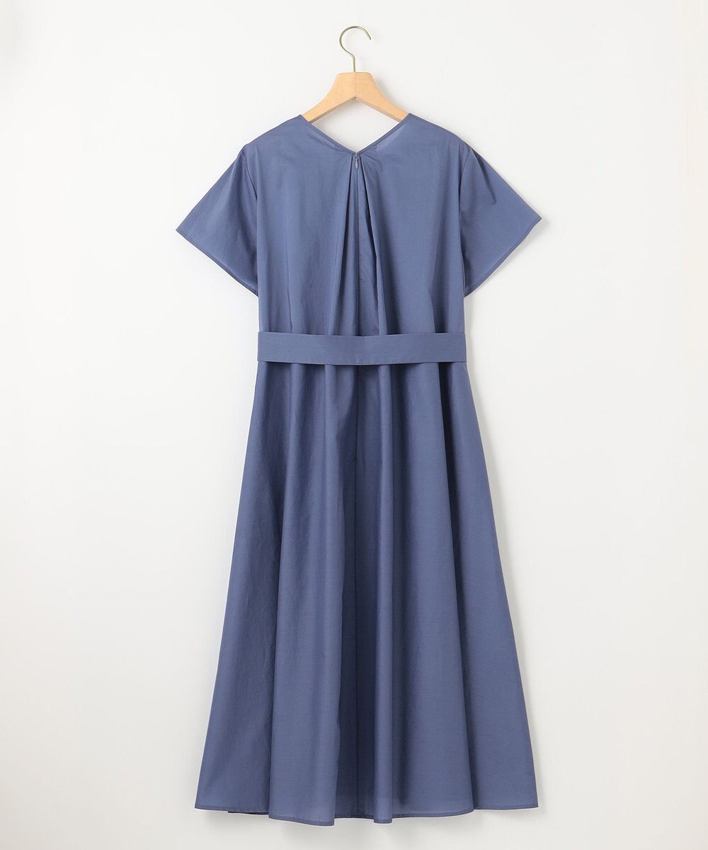 組曲 【洗える・共布ベルト付き】ナチュラル サマードレス 