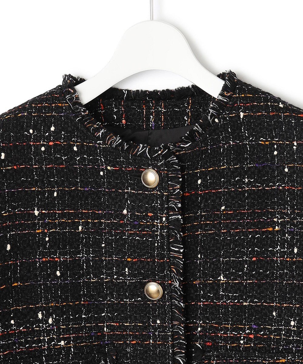 23区 L GIOLICA カラーミックスツイード ジャケット 