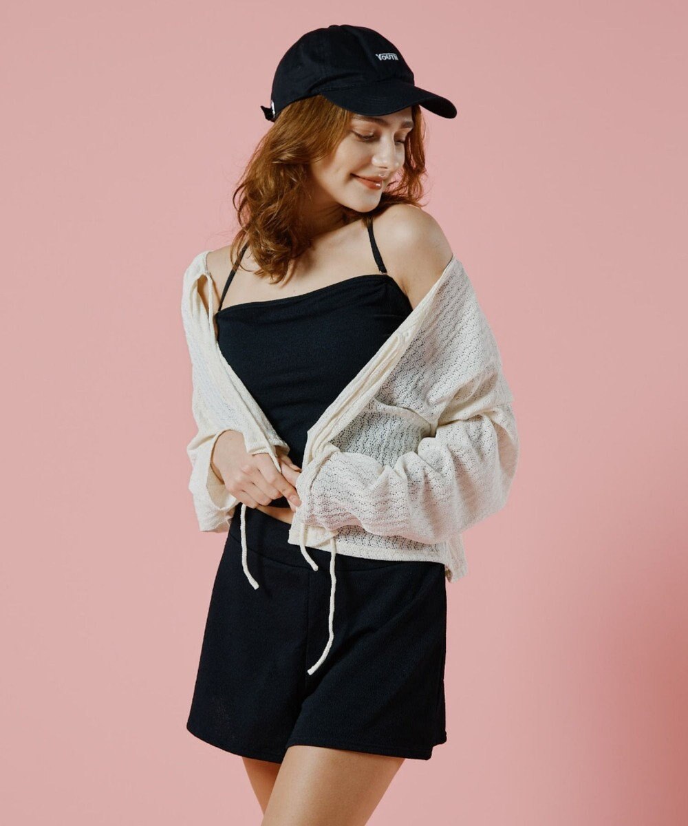 San-ai Resort（三愛水着楽園） 【WEB限定】ニットレーストップス付き4点セット水着 