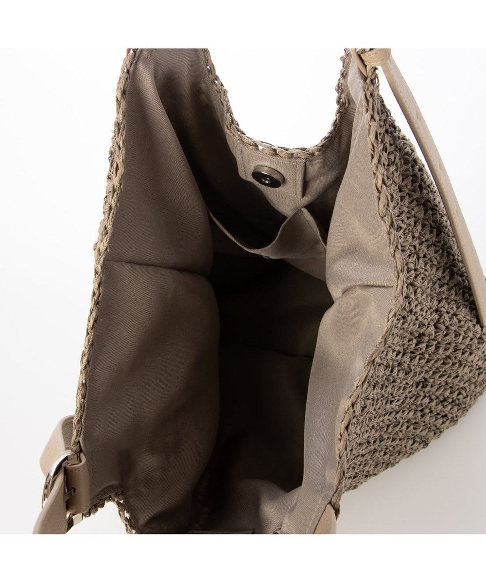 UNBILLION カシュカシュ cachecache / ベルトハンドルクロッシェトート カゴバッグ 