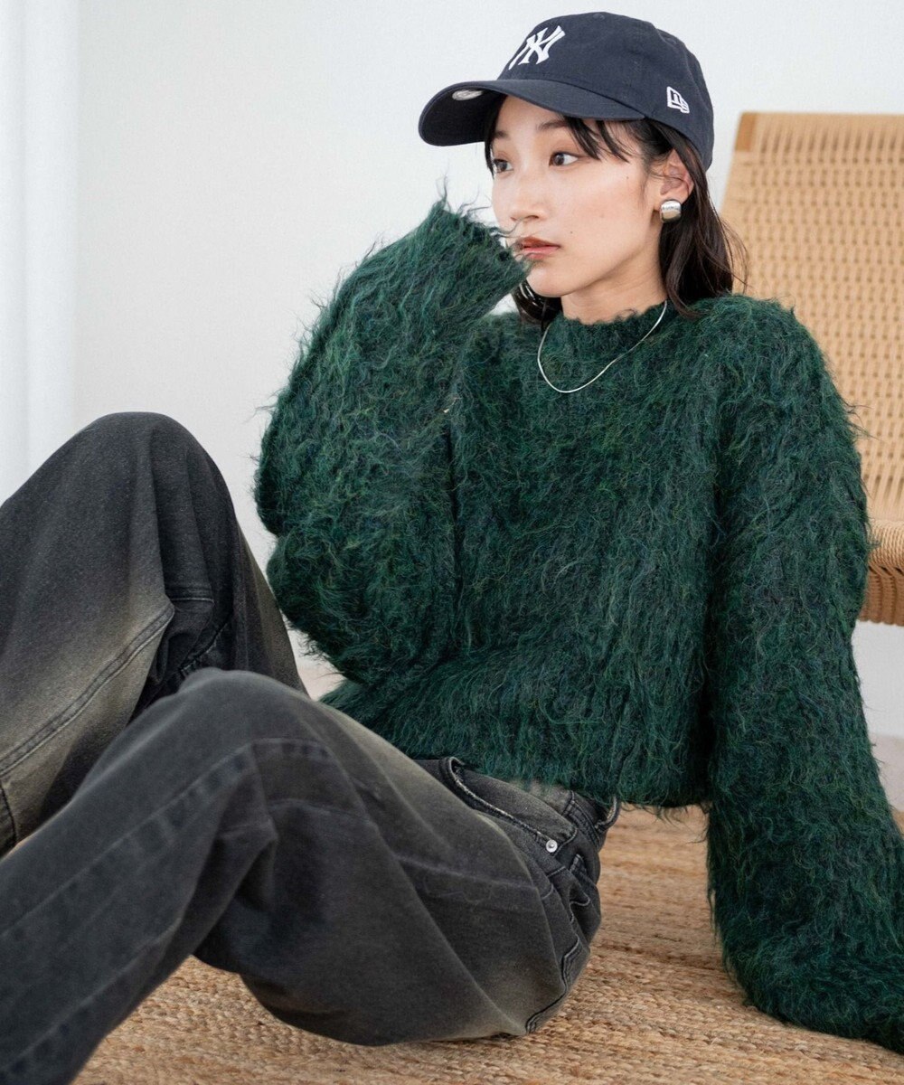 ブラッシュニットショートプルオーバー / WEGO | ファッション通販